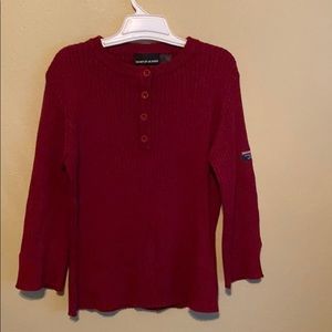 DKNY Women’s small red long sleeve sweater